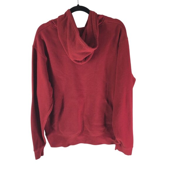 Alabama Crimson Tide Mens Pullover Drawstring Hoodie By J. America Red Size L - Picture 3 of 5